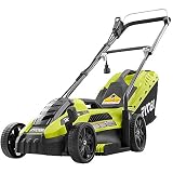 Ryobi 13 in. 11 Amp Corded Electric Walk Behind Push Mower, Maintenance Free with No Gas, Oil, Filters or Spark Plugs