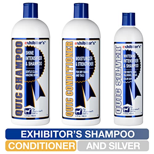 exhibitor's Quic Silver System Includes Quic Shampoo Quic Conditioner 32 Ounce Each Plus Quic