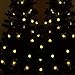 DecorNova 19.7 Feet 30-LED Solar Fairy Lights Outdoor Ball String Lights,Warm White