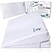 Crib Wedge Pillow for Baby - Universal - 3 Elevation Options for Better Sleep | Aids in Relieving Reflux | Nasal Congestion | Feeding - Happy Baby and Happy Parents - Cotton Fabric w/Carry Case
