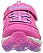 Skechers Kids Girls' Skech-Air Stardust Running Shoe, Periwinkle Neon Pink, 8 M US Toddler