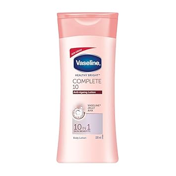 Vaseline Healthy White Complete 10 Lightening & Anti-Aging Lotion 10 In 1 (100ml) (pack of 2)