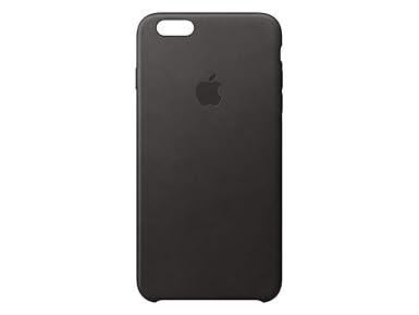 Apple Leder Case (iPhone 6s), Schwarz