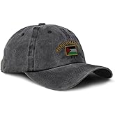 Soft Baseball Cap Embroidered Dad Hat Free Palestine Flag Embroidery Vintage Hats Washed Baseball Cap