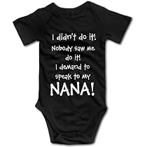 YCICIVDee I'm Not Spoiled My Nana Just Loves Me Infant Long Sleeve Bodysuit Funny Jumpsuit Clothes For Baby Pink