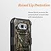 Circlemalls Compatible for -Samsung Galaxy S7 Active Case, [Not Fit Galaxy S7] with [Tempered Glass Screen Protector Included], Armor Heavy Duty Kickstand Cover with Belt Clip Holster - Black