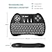 Mini 2.4Ghz Backlight Wireless Keyboard Mouse Touchpad Rechargeable Li Ion Battery For Pc / Pad / Xbox 360 / Ps3 / Google Android Tv Box / Htpc / Iptv