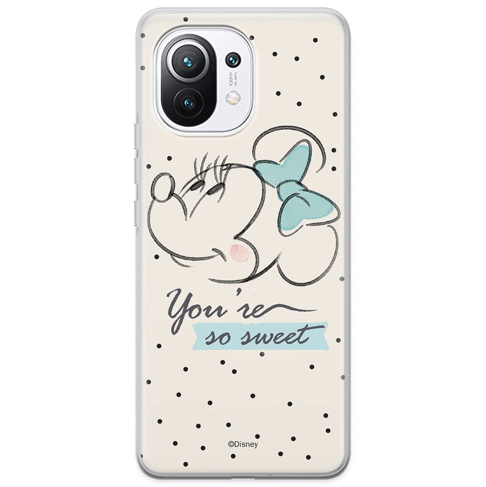 ERT GROUP mobile phone case for Xiaomi 11 original and officially Licensed Disney pattern Minnie 042 optimally adapted to the shape of the mobile phone, case made of TPU — image 1