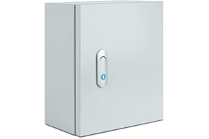 Steel Electrical Junction Box, Indoor & Outdoor Enclosure, Wall Mounted Moisture & Dustproof Metal Electric Equipment Enclosu