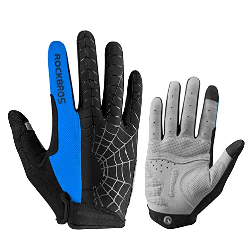 Rockbros cycling gloves touch screen full finger gloves…