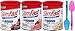 SlimFast Original Meal Replacement Shake Mix, Variety 3 Pack, Includes French Vanilla, Milk Chocolate, Strawberries & Cream, and by The Cup Limited Edition Spoons