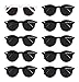 LADY&HOME Bachelorette Party Cat Eye Sunglasses Bridesmaid Sunglasses Bridal Shower Supplies 10pcs Round Weddings Sunglasses (Black)