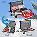 Lekors - Travel Space Saver Bags - 5 Medium and 5 Large Roll Up Storage Bags - Pack of 10 Compression Packing Bags - Double Zipper - Reusable - No Vacuum or Pump Needed