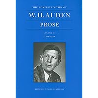 The Complete Works of W. H. Auden: Prose, Volume V: 1963–1968