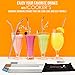 8 Pack Reusable Metal Straws [Extra Silicone Tips] Eco Friendly Stainless Steel For Drinking [Free Travel Bag & Cleaning Brush]