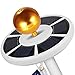 Flagpole Ball Top Ornament Aluminum Anodized Finish, 3-Inch (Gold)