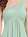 Ever Pretty One Shoulder Ruched Empire Waist Bridesmaids Dress 03537