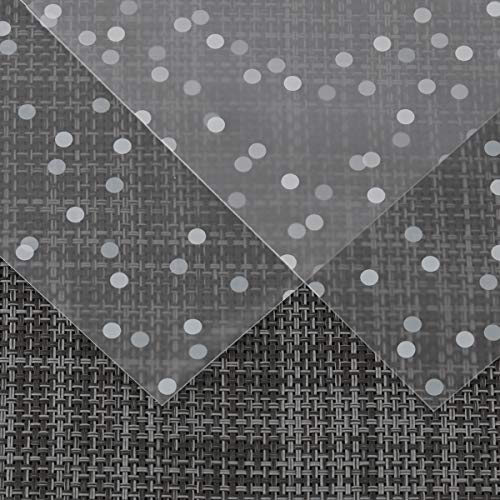 Vasdoo Self Adhesive Treat Bag Cellophane Bag Cookie Bag, White Polka Dot Party Favor Bag for Bakery, Candy, Cookie (5.5 x 5.5 inches, 100 Pcs)