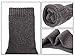 ProEtrade Wool Merino Thermal Socks for Mens Winter Warm Thick Hiking Boot Soft Heavy Cozy Gift Socks for Cold Weather 5 Pairs(Solid Color A,L)