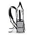 Estarer Clear Backpack Travel Beach Work Security Students Bag Transparent Schoolbag Satchel School Bookbag