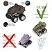 Aptoys Pull Back Dinosaur Cars 6-Pack Non-Toxic Plastic Dinosaur Cars Toys with Big Tire Wheel for 3-14 Year Old Kids Boys Girls Creative Gifts