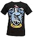 Harry Potter Ravenclaw Crest Men's Black T-Shirt, Large