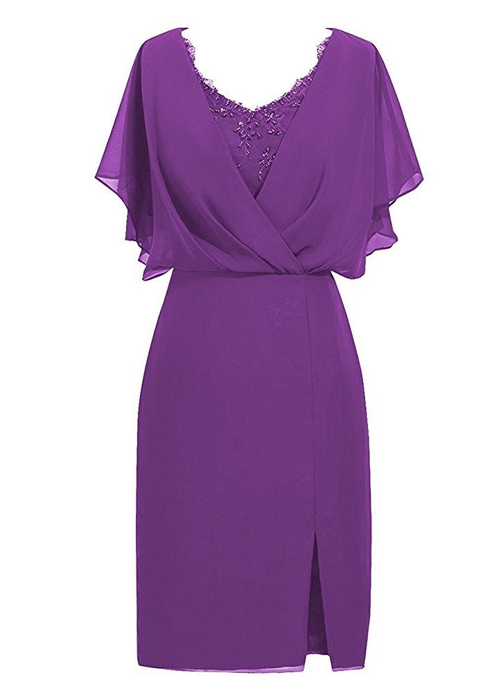 mother of the bride dress purple