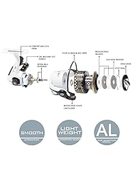 lonpar carrete de pesca 9 + 1 BB ligero suave hasta 33 lbs 33.1 pound potente arrastre   doble eje gusano última intervensión carrete de repuesto carrete de pesca