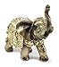 Feng Shui 5 Bronze Elephant Trunk Statue Wealth Lucky Figurine Gift Home Decor