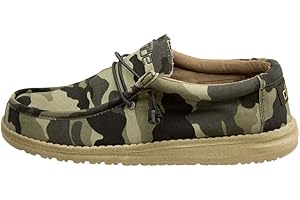 Hey Dude Men's All Wally Styles | Men’s Shoes | Men's Lace Up Loafers | Comfortable & Light-Weight