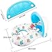 Dual Person Mommy and Baby Inflatable Baby Pool Float Swimming Ring with Canopy and Storage bag