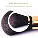 ENZO KEN Sparkly Gold Glitter Makeup Brush Set, Bedazzled Bling Cute Crystal Brushes Sets with Roll Up Bag - Face Nose Contour, Eyebrows Eyelashes Eye Shadow, Bronzer Highlighter Foundation Brush