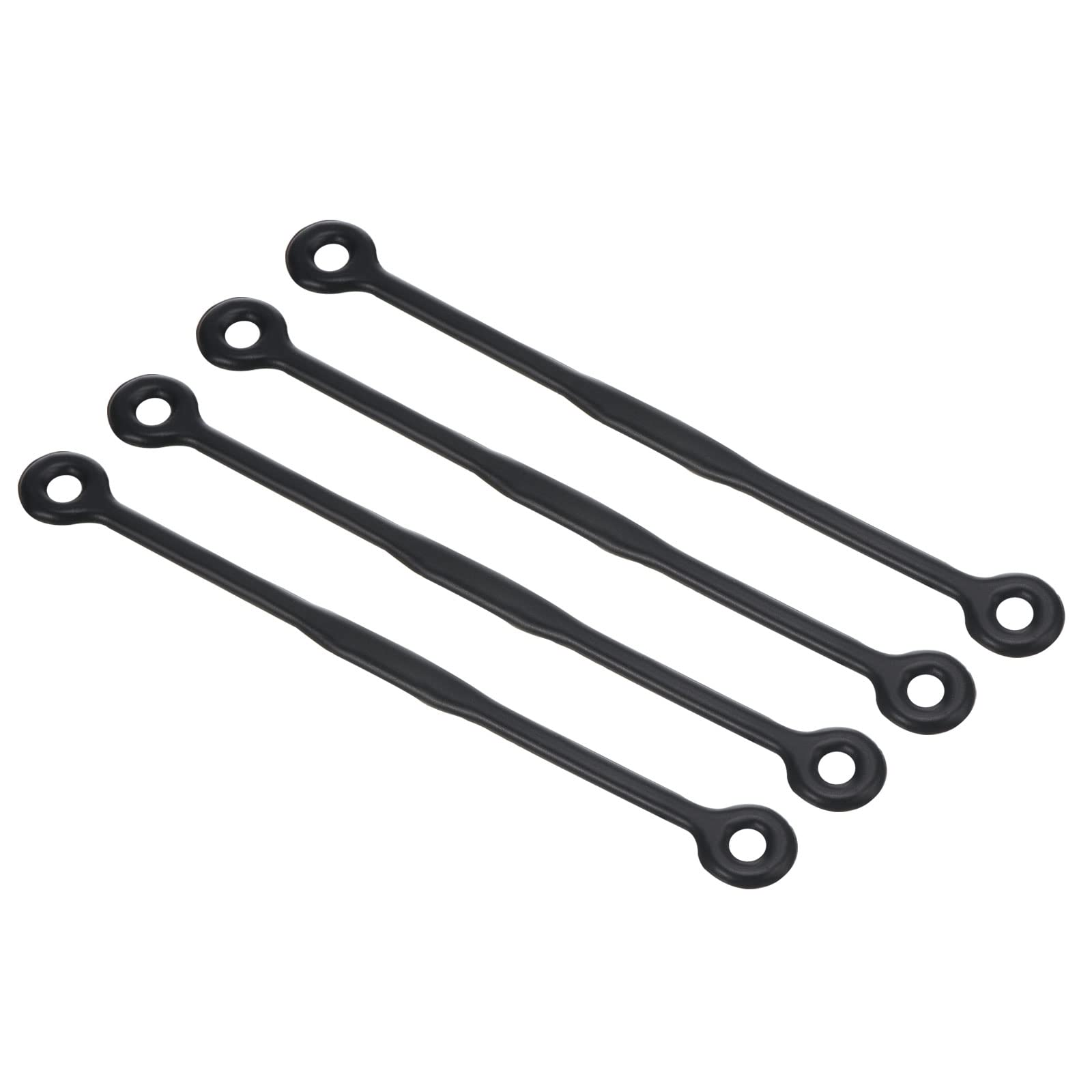 PATIKIL Tennis Dampener, 4 Pack Silicone Vibration Shock Absorber Racquet String Damping, Black