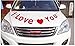 I LOVE YOU Banner, ProCIV Proposal Decoration for Courtship, Birthday, Wedding Anniversary Bridal Party