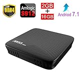 ESHOWEE M8S PRO Android 7.1 TV Box Amlogic S912 DDR4 2GB 16GB BT4.1 2.4/5 Dual-Band WiFi 4K UHD