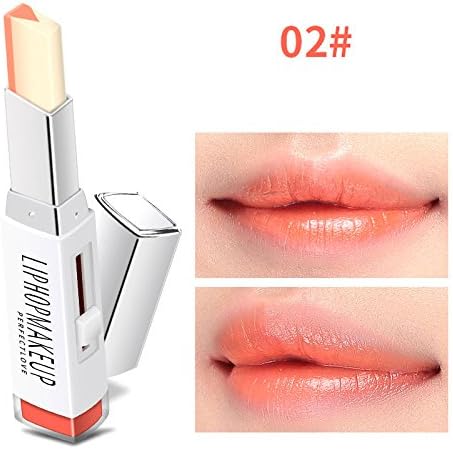 Fuhaoo Two-tone Tint Lip Bar Long Lasting Lipstick Lip Balm 2g - 8 Color Choose (#2)