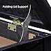 AW Piano Bench Stool Dual Leather Padded Keyboard Organ Duet Chair Seat Double Throne Storage Capacity 400 lbs 29.3x13.3x19