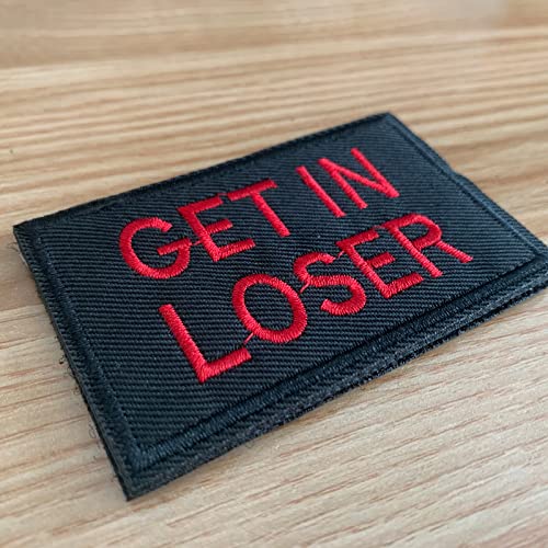 GYGYL 2Pcs Tactical Flag Patch-GET in LOSTER, Hook Fastener American Military Patches Set for Tactical Caps, Bags, Backpacks, Tactical Vest, Military Uniforms