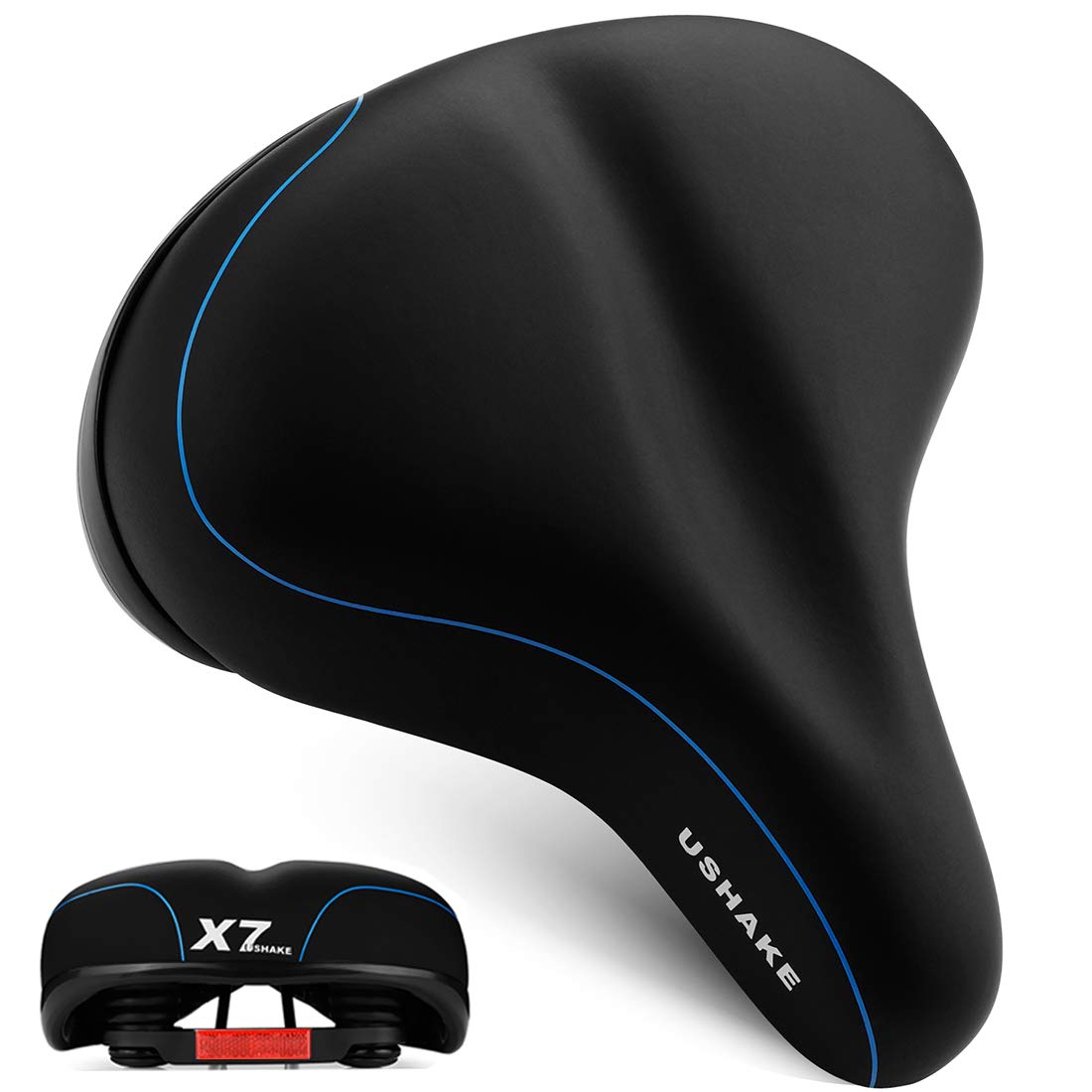 Inbike Wide Comfortable Bicycle Seat Foam Padded Breathable Big