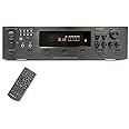 Technical Pro 6000 Watts 6 Zone Digital Bluetooth Hybrid Amplifier Preamp Tuner w/Speaker USB, SD Card Output, 2 Mic Inputs, Bass & Treble Controls, Cooling Speed Fan & LCD Display