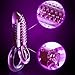 DoubleO 8 vibrating Penis Erection Enhancer Cock Ring with Clitoral Stimulator - Sex Purple