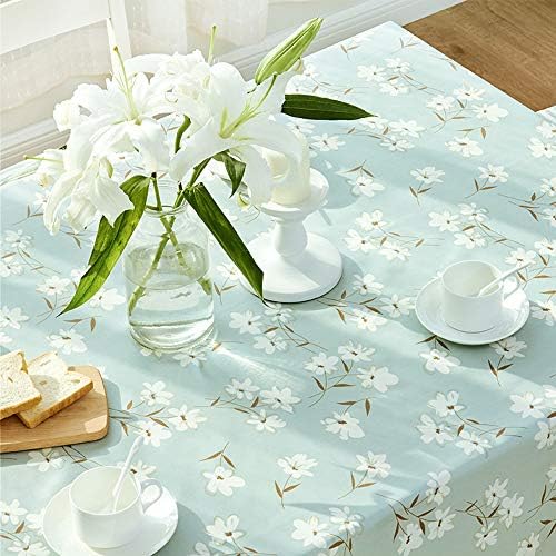 DooGu Rectangular tablecloths mecloths Tablecloths Oilproof Waterproof Tablecloths For Kitchen drawing room (partysu, 55 * 87in / 140 * 220cm)