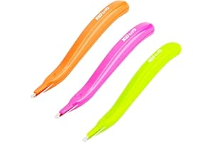 UMIRNI Staple Remover Professional Magnetic Easy Staple Removers Tool 3 PCS Staple Puller Remover Staple Pullers for Office, School and Home (Multicolor)