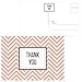 60 Postcards - Modern Thank You - 6 Different Patterns and Colors