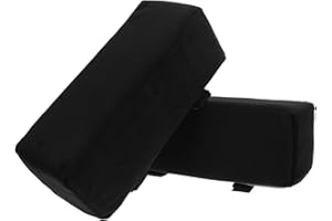 LALAFINA 2pcs Memory Foam Gaming Chair Armrest, Ergonomic Office Chair Arm Riser Cushions 27x10x10cm,