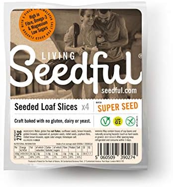 SEEDFUL Seeded Loaf 4 Slices 275g ( Multipack: 5 x 275g ) Gluten Free Pure Grain Bread