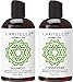 Laritelle Organic Travel Size Shampoo 2 oz + Travel Size Conditioner 2 oz | Organic Quinoa + Keratin + Follicle Stimulating Rosemary, Ginger & Grapefruit | NO GMO. Vegan
