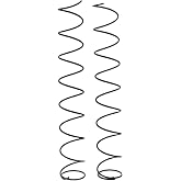 Gadpiparty 2pcs Vending Machine Spiral Spring Replacement Parts for Snack Dispenser and Mini Smart Vending Machine Metal Material and Intelligent Circuit Response for Continuous Unmanned