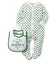 Carter's My First St. Patrick's Day Sleep and Play 2 Piece Set Unisex