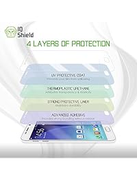 Protector de pantalla para Garmin Vivoactive 3 Music (paquete de 6), IQ Shield LiQuidSkin Full Coverage Protector de pantalla para Garmin Vivoactive 3 Music HD Clear Antiburbujas